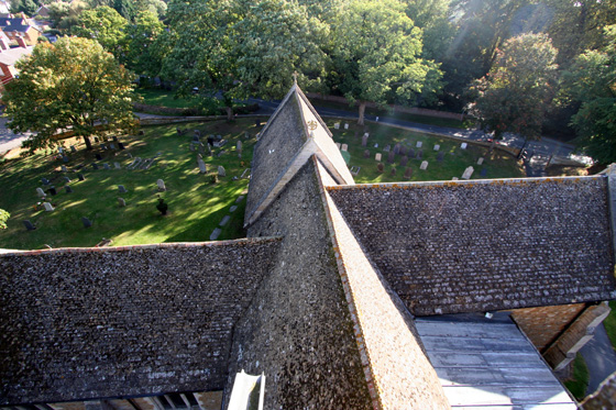 St. Giles' Church Roof.