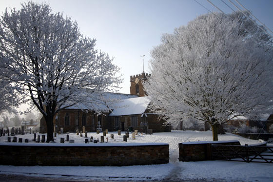 St. Giles in snow 2